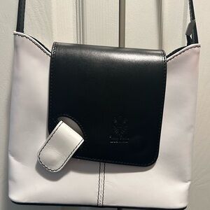 Black & White Purse handmade in Florence